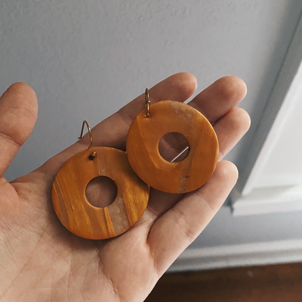 Chunky Circle Earrings
